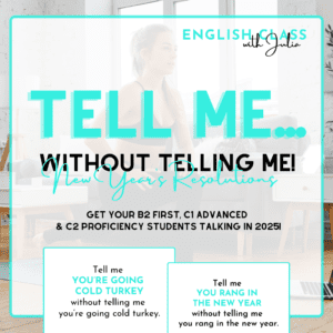 Tell Me… Without Telling Me! Speaking Game | New Year's Resolutions ❄️🎉🎯